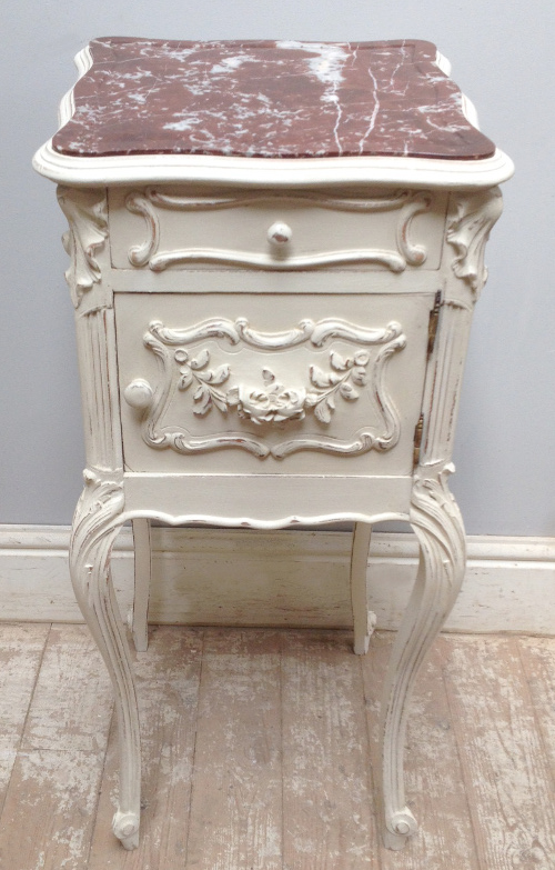french antque bedside table